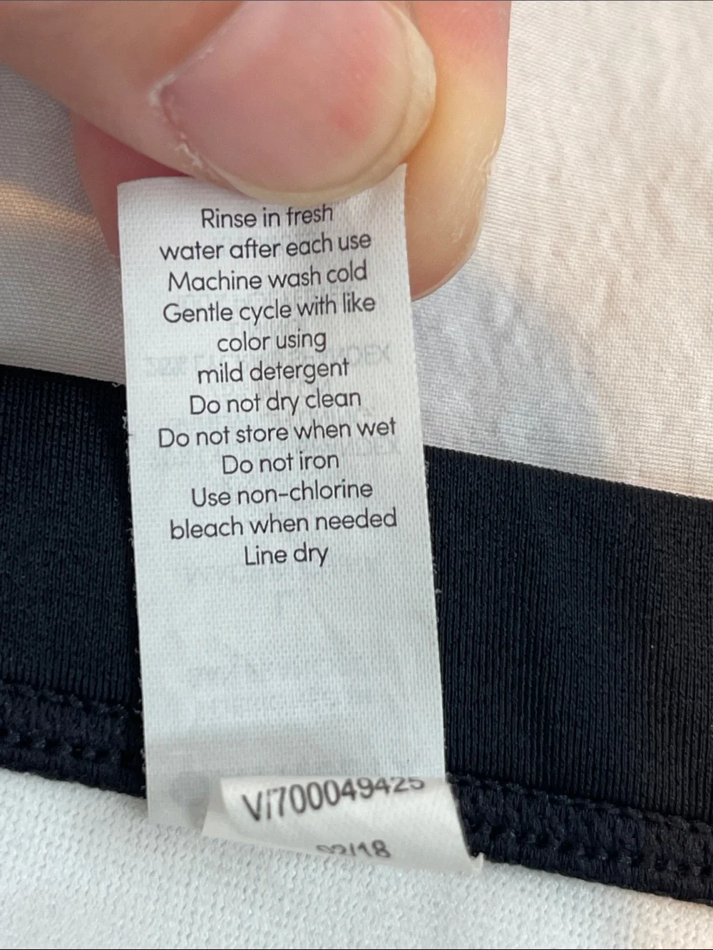 Athleta black white